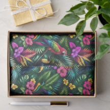 Oiseaux Tropicaux Rêves de Jungle Motif de Surface