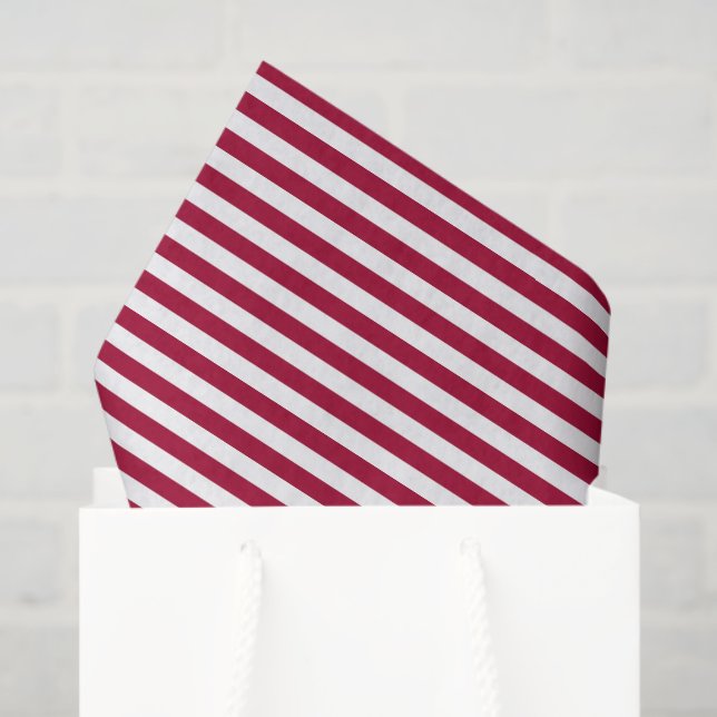 Papier Mousseline Old Glory Rayure Rouge (petite échelle) (Sac cadeau)