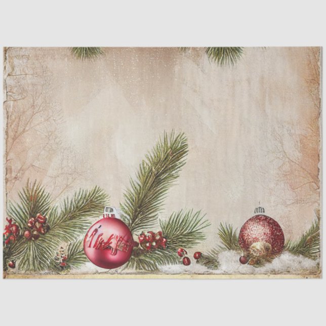 Papier Mousseline Ole Christmas Design Series #11 Tissu Paper (Recto)