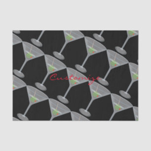 Papier Mousseline Olive Martini Thunder_Cove