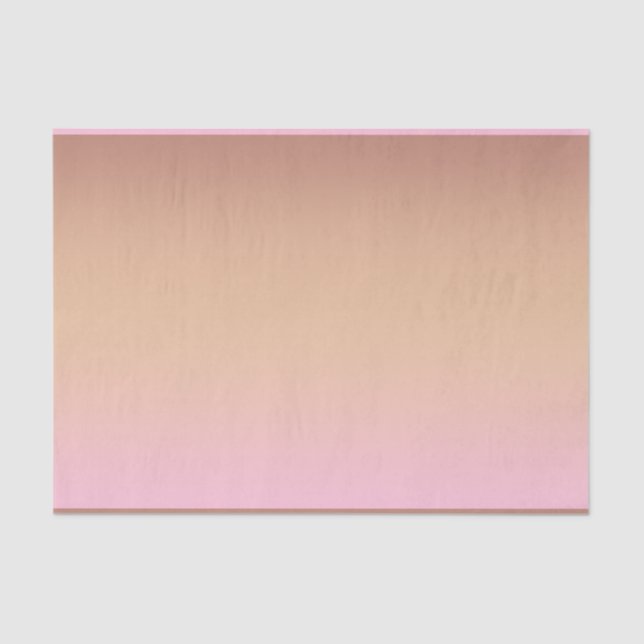 Papier Mousseline Ombre Rose Gold personnalisé (Recto)