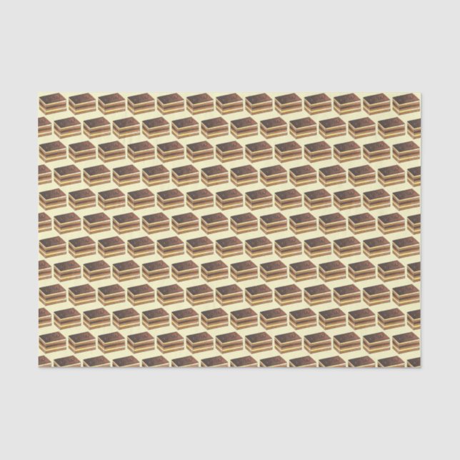 Papier Mousseline Opéra Cake Pâtisserie Pâtisserie française Dessert (Recto)