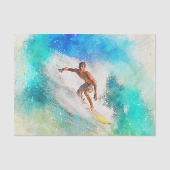 Papier Mousseline Options de surf 17A-B (Recto)