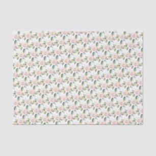 Papier Mousseline Or rose tendance or floral brillant 16e anniversai