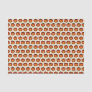 Papier Mousseline Orange Harvest Citrouille Halloween Thanksgiving F