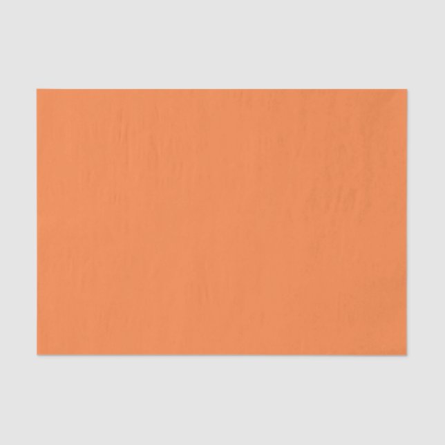 Papier Mousseline Orange Peel couleur solide (Recto)