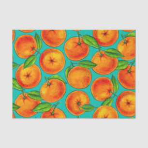 Papier Mousseline Oranges