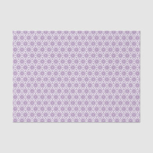 Papier Mousseline Oriental violet Ayame Asanoha japonais oriental