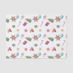 Papier Mousseline Ornements de Noël