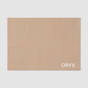 Papier Mousseline Oryx brown beige color name