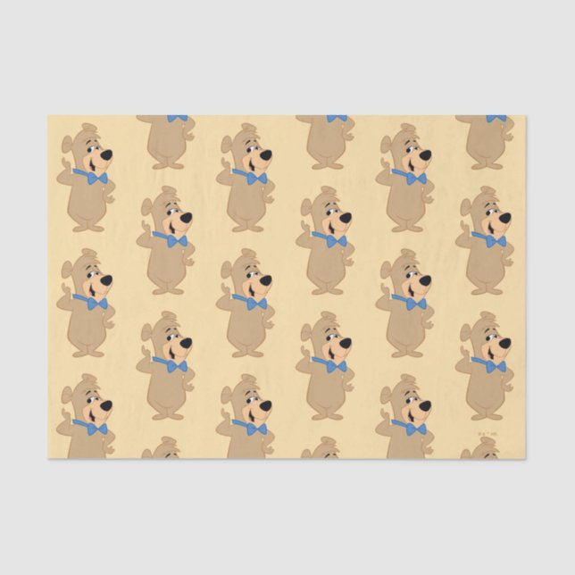 Papier Mousseline Ours Boo-Boo Précocieux (Recto)