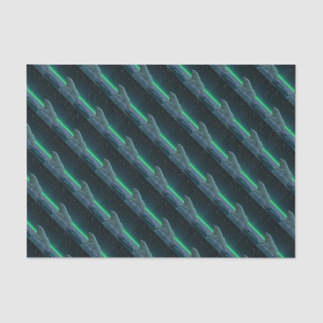 Papier Mousseline Ours polaire à bord de glace (Recto)