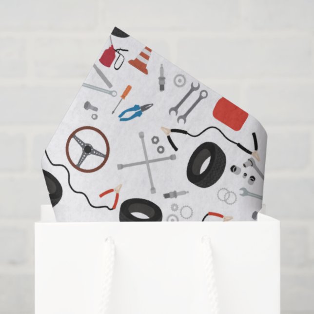 Papier Mousseline Outils Automobile Mécanique (Sac cadeau)