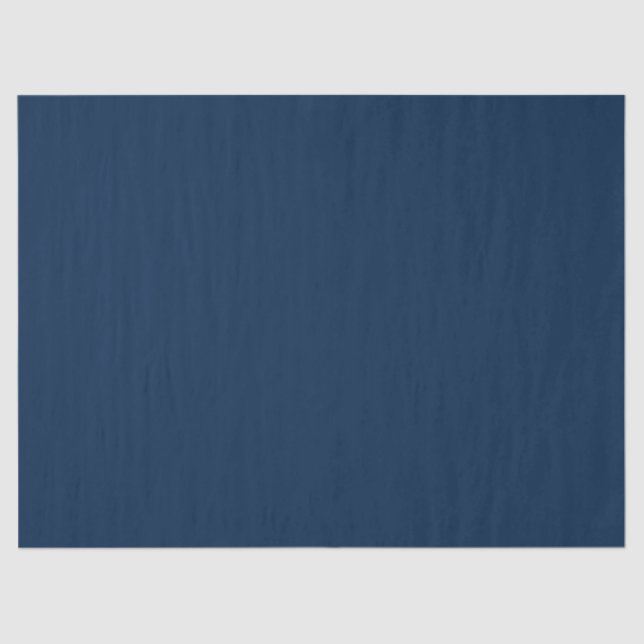 Papier Mousseline Oxford Blue Solid Color (Recto)