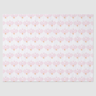 Papier Mousseline Pagaie rose