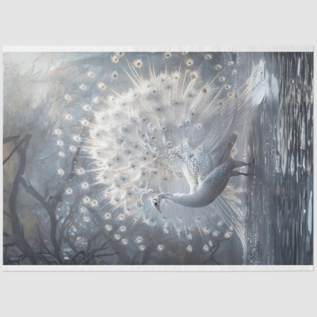 Papier Mousseline Page de découpage du ventilateur blanc (Recto)