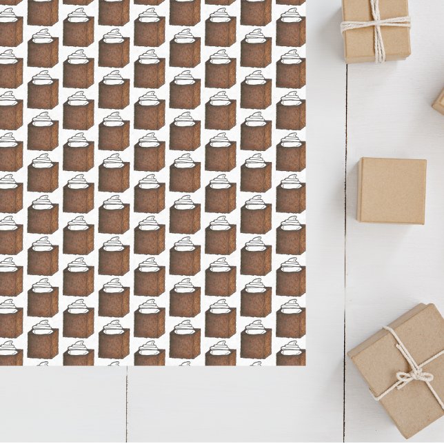 Papier Mousseline Pain d'épice tranche de gâteau de Noël Pâtisserie (Gingerbread tissue)