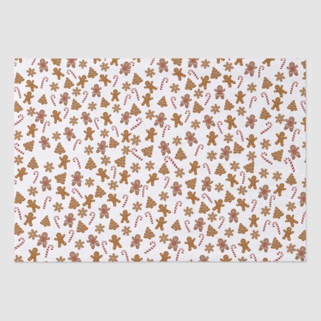 Papier Mousseline Pain d'épices Cookies et Sucres de canne (Recto)