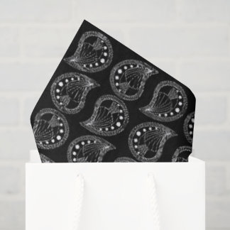 Papier Mousseline Paisley Petal Rhythm lignes blanches
