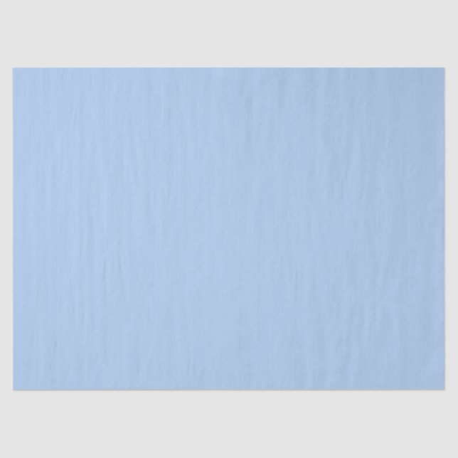 Papier Mousseline Pale Cornflower bleu couleur solide (Recto)