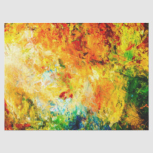 Papier Mousseline Palette Artiste Colorée