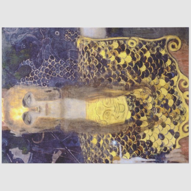 Papier Mousseline Pallas Athena, Gustav Klimt (Recto)