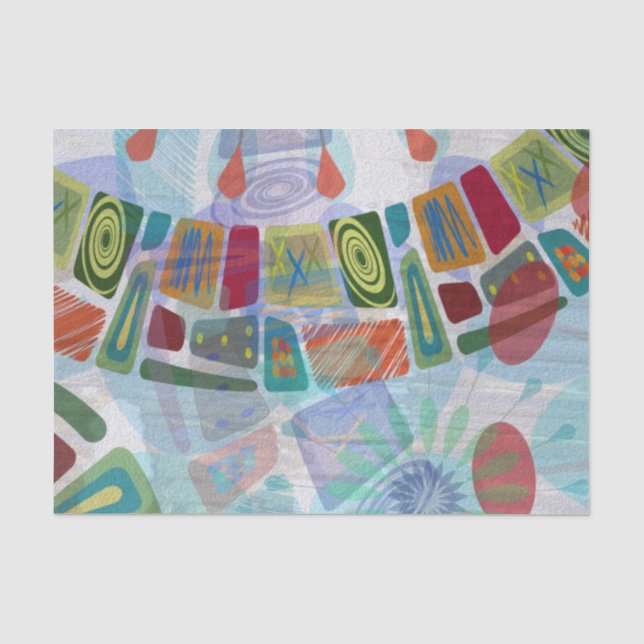 Papier Mousseline Panneaux Midway III (Recto)