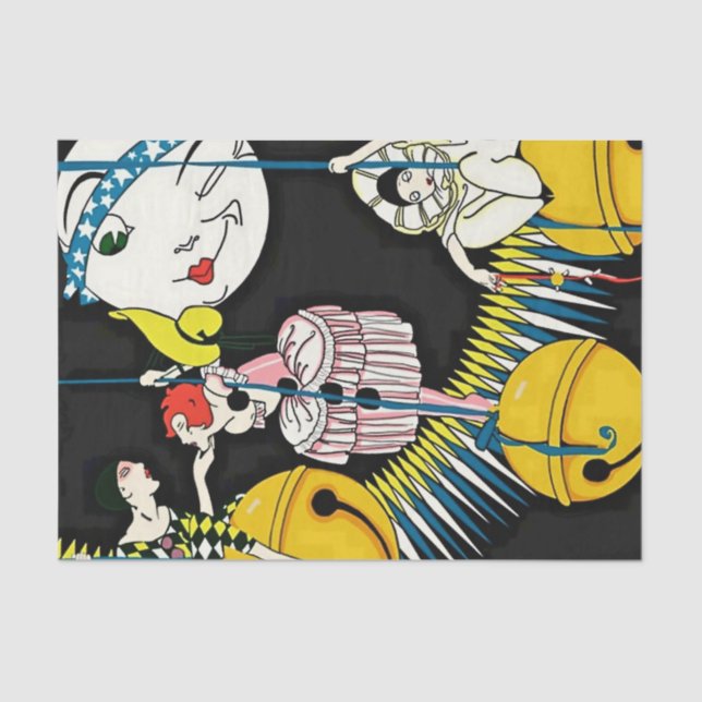 Papier Mousseline "Pantomime on Jingle Bells" par Jose Carlos (Recto)