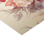 Paon élégant vintage boho victorien découpage