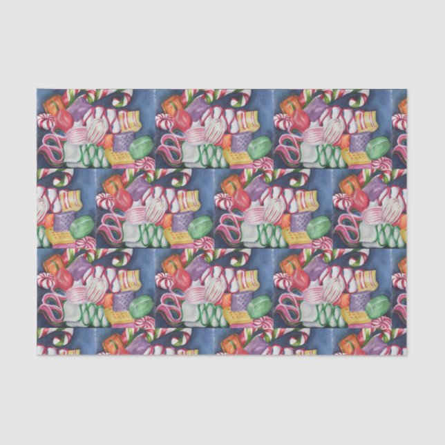 Papier Mousseline Papier à papier pour bonbons de Noël (Recto)