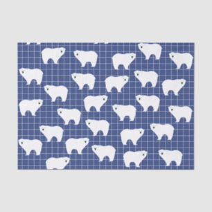 Papier Mousseline Papier à tissus d'ours polaires