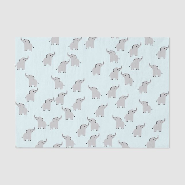 Papier Mousseline Papier à tissus doux pour éléphants (Recto)