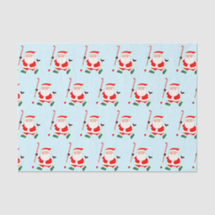 Papier Mousseline Papier cadeau de Noël de hockey sur gazon