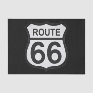 Papier Mousseline Papier cadeau Route 66