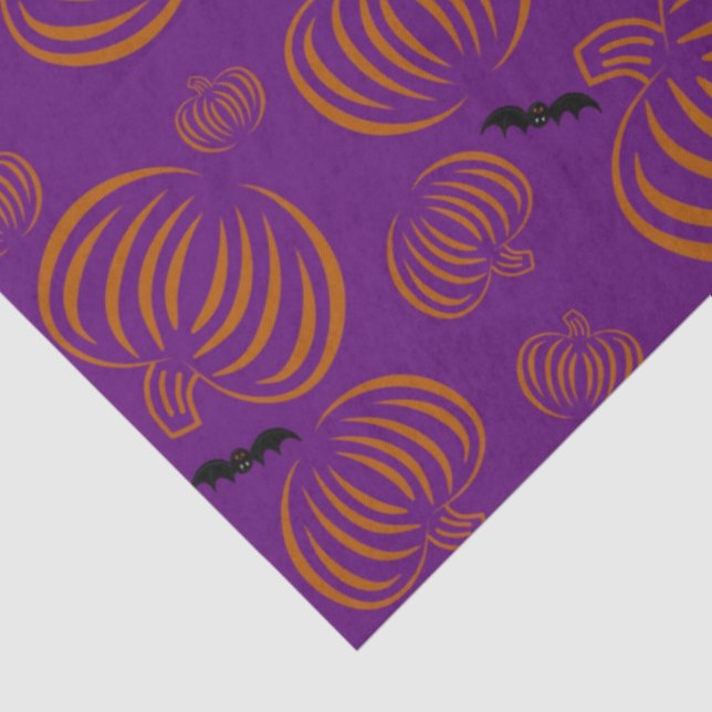 Papier Mousseline Papier Citrouille mignon (Détail)