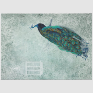 Papier Mousseline Papier d'artisanat de 18 lb Peacock Vintage