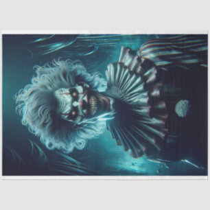 Papier Mousseline Papier de découpage clown Déplaisant clown cémenté