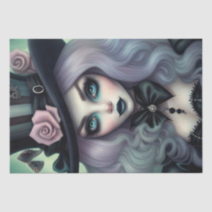 Papier Mousseline Papier de découpage de cheveux pourpre à la noiset