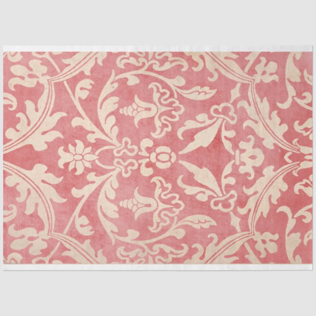 Papier Mousseline Papier de découpage de la demande rouge (Recto)