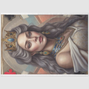 Papier Mousseline Papier de découpage de la reine d'argent