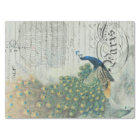 Papier de Decoupage d'éphémères de paon