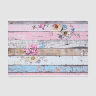 Papier Mousseline Papier de découpage en Planche de Bois Rose