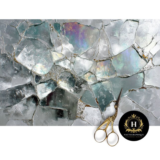 Papier Mousseline Papier de découpage en verre Iridescente Dragon Sc (Créateur téléchargé)