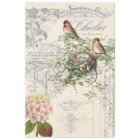 Papier de découpage Ephemera d'oiseaux