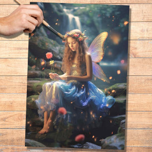 Papier Mousseline Papier de découpage Fairy 1