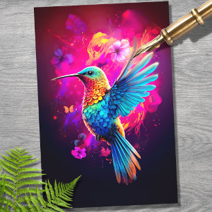 Papier Mousseline Papier de découpage Hummingbird 3