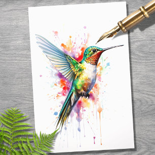 Papier Mousseline Papier de découpage Hummingbird 6