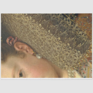 Papier Mousseline Papier de découpage Queen rose