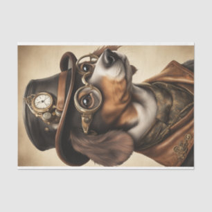 Papier Mousseline Papier de découpage Steampunk Dachshund