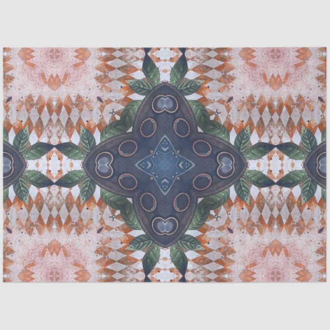 Papier Mousseline Papier de découpage Steampunk pour grandes applica (Recto)